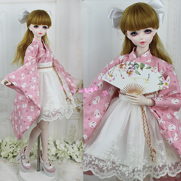 1/6 1/4 1/3 BJD 日本の着物浴衣 + スカート - Japanese Girl Lifestyle のレビューと価格