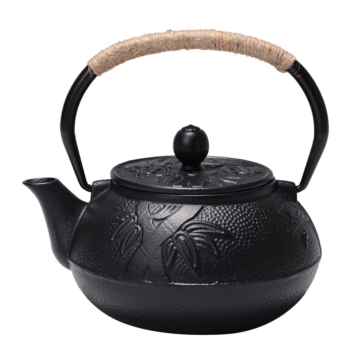 日本の鋳鉄製ティーポット、ステンレス製ネットインフューザー付 - Cast Iron Tetsubin のレビューと価格