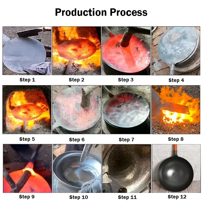 伝統的な手作りの鉄製中華鍋、本物のハンマーで鍛造された伝統的 - Cast Iron Tetsubin のレビューと価格