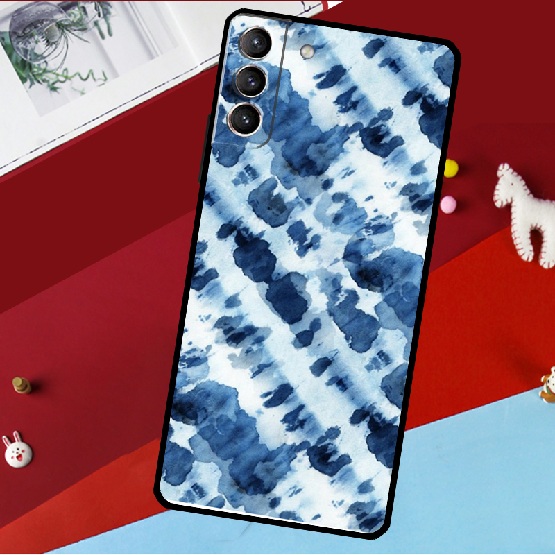 シボリインディゴタイダイ柄のSamsung Galaxy S - Shibori Tie Dye のレビューと価格