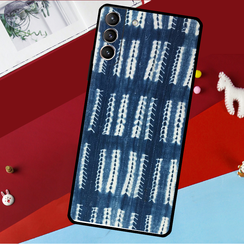シボリインディゴタイダイ柄のSamsung Galaxy S - Shibori Tie Dye のレビューと価格