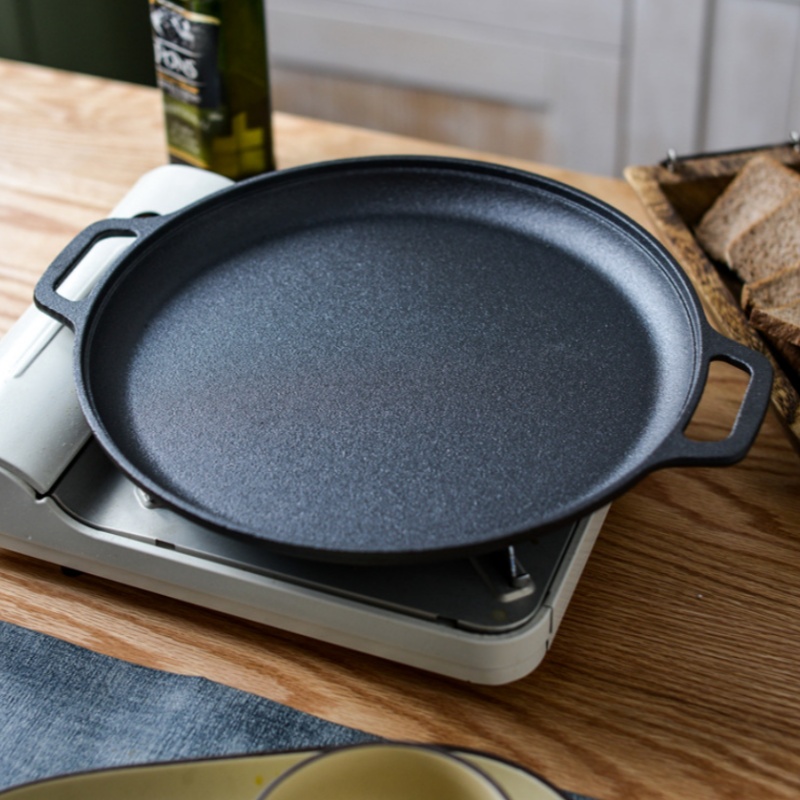 JUSTINLAU ダブルイヤーフライパン 鋳鉄製卵ステーキ - Cast Iron Tetsubin のレビューと価格