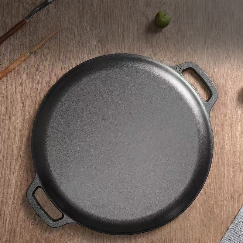 JUSTINLAU ダブルイヤーフライパン 鋳鉄製卵ステーキ - Cast Iron Tetsubin のレビューと価格
