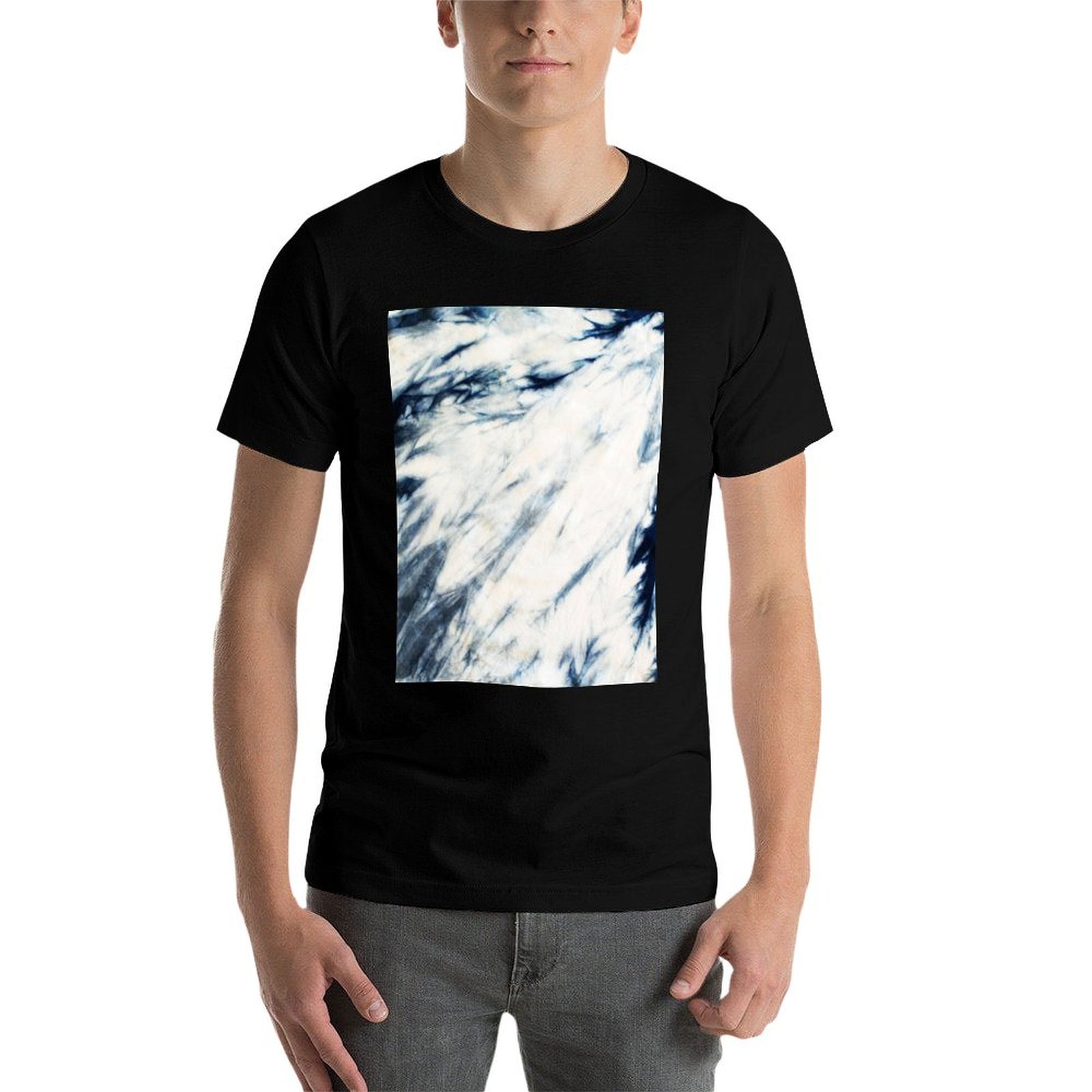 シボリ インディゴ マーブル タイダイ Tシャツ ホリデー  - Shibori Tie Dye のレビューと価格