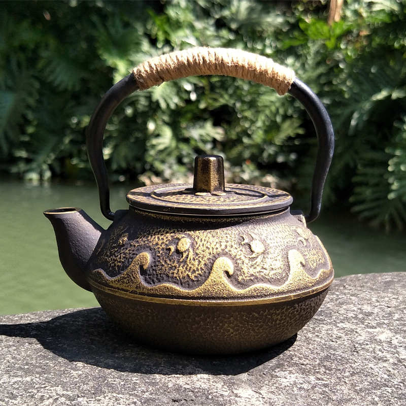 鋳鉄ティーポット日本 Tetsubin ケトルティーポット、 - Cast Iron Tetsubin のレビューと価格