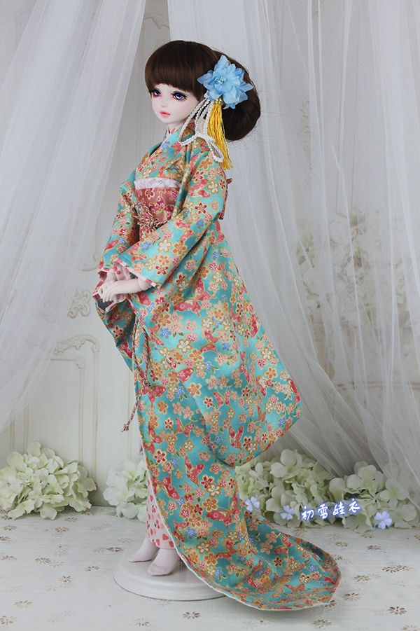 1/4 1/3 BJD 日本の着物浴衣 + ハンドバッグセッ - Japanese Girl Lifestyle のレビューと価格