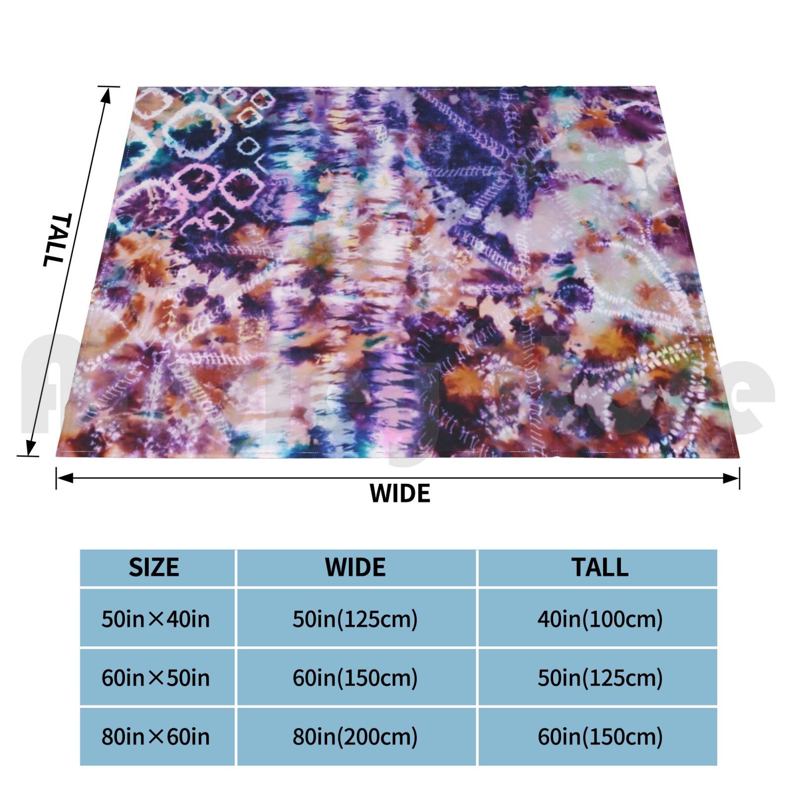 タイダイ染めシボリ海景ブランケット ファッション カスタムタ - Shibori Tie Dye のレビューと価格